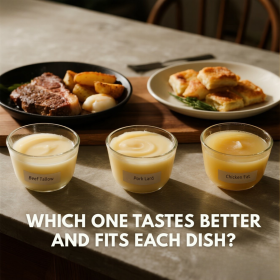 Beef Tallow - Pork Lard - Chicken Fat: Which One Tastes Better and Fits Each Dish?