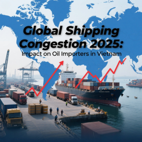 Global Shipping Congestion 2025: Impact on Oil Importers in Vietnam