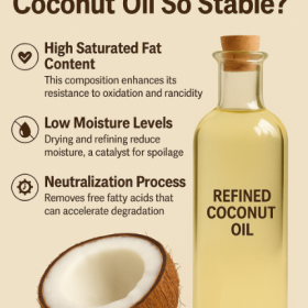 What Makes Refined Coconut Oil So Stable? What Makes Refined Coconut Oil So Stable?